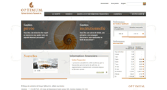 Desktop Screenshot of optimumgestion.com
